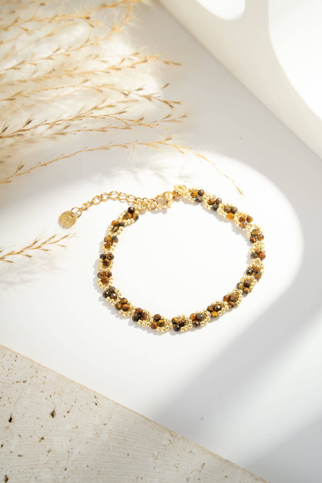 Bracelet Tressé Perle Verre MIYUKI coloré Acier inoxydable