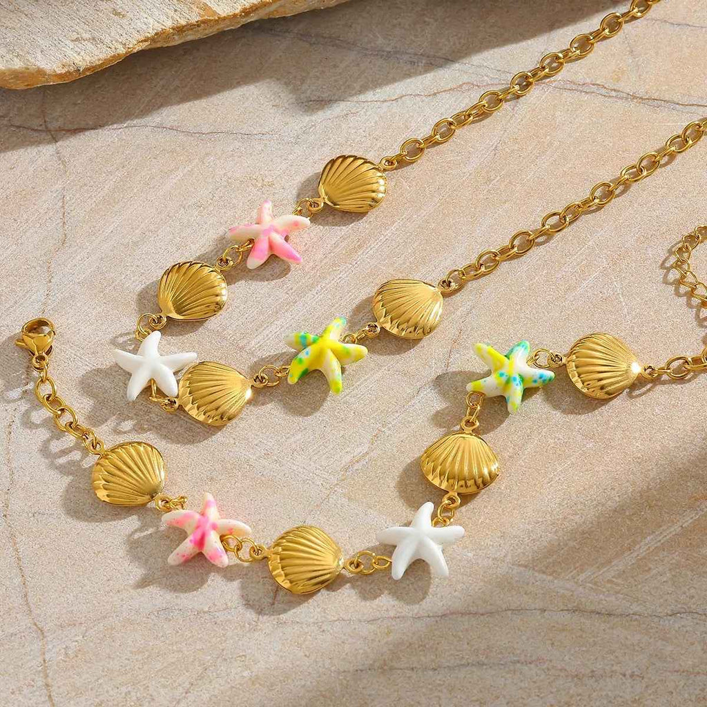 Parure sunshine coquillage