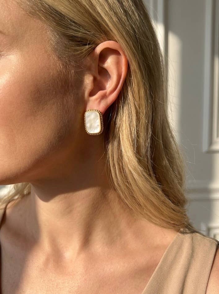 Boucles d'oreilles Soriane en acier inoxydable