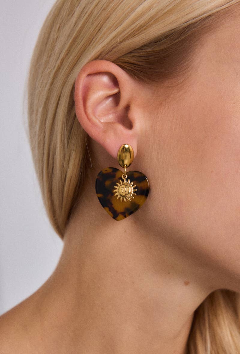 Boucles d'oreille Elyne en acier -inoxydable