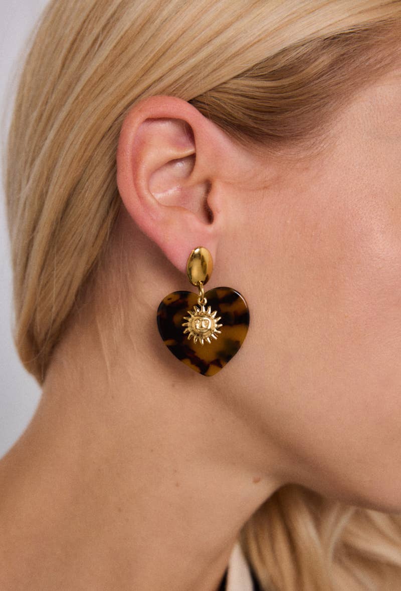 Boucles d'oreille Elyne en acier -inoxydable