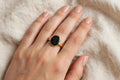 Bague Sylvia noire