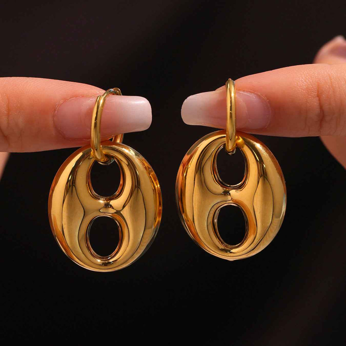 Boucles Soraya - Maille grain de café