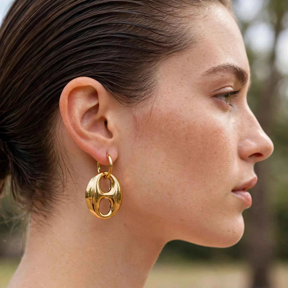 Boucles Soraya - Maille grain de café