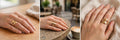 Bague MAÉ - Maille grain de café