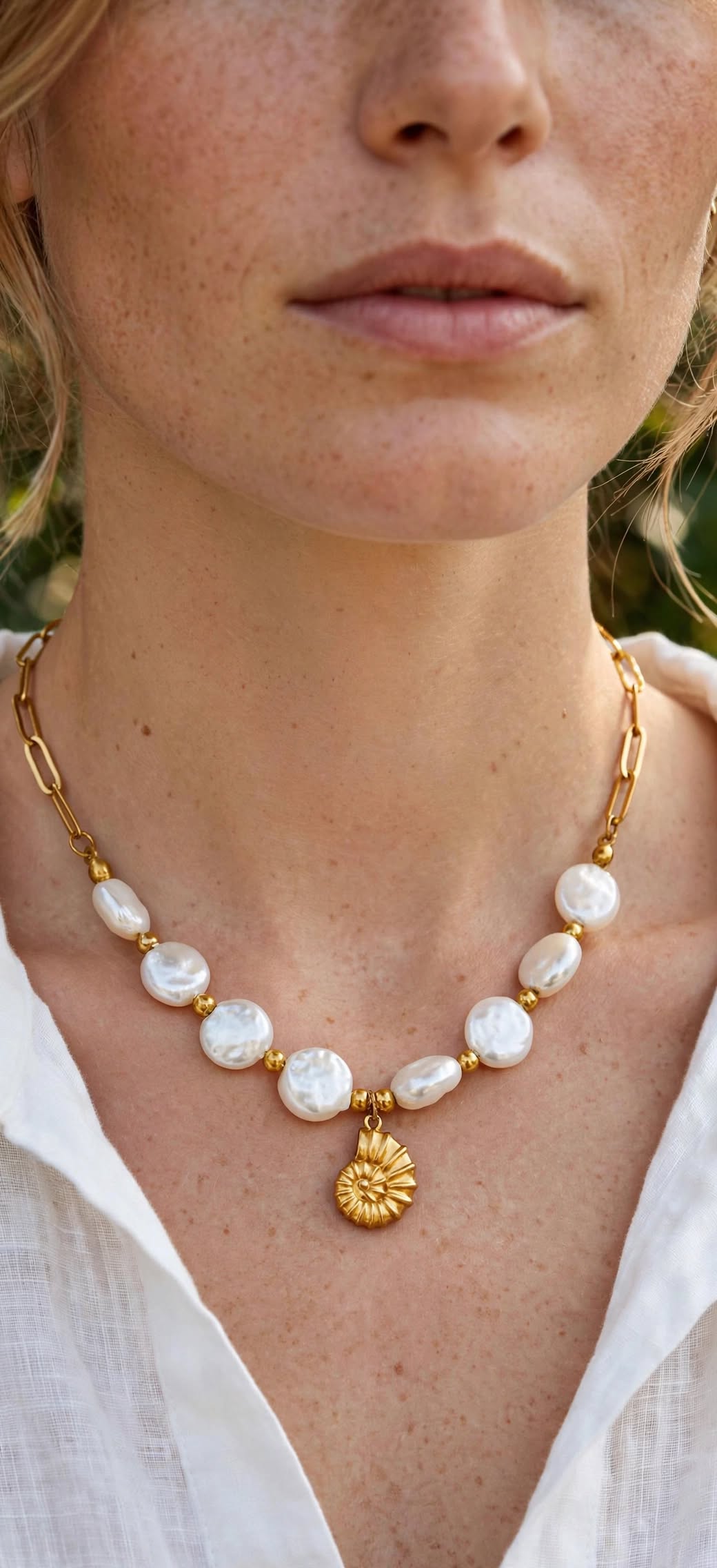 Collier Cleïa - Acier inoxydable |BisouBijoux