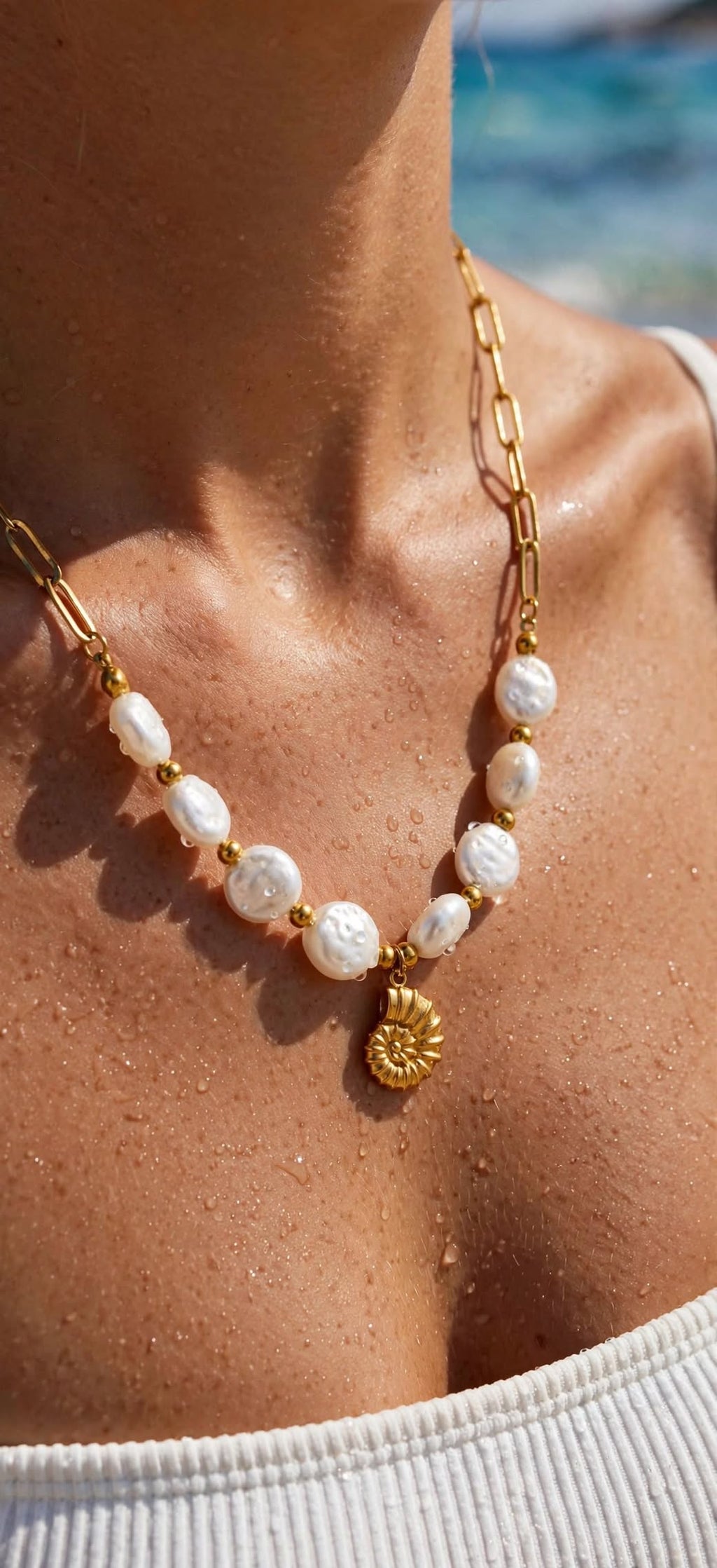 Collier Cleïa - Acier inoxydable |BisouBijoux