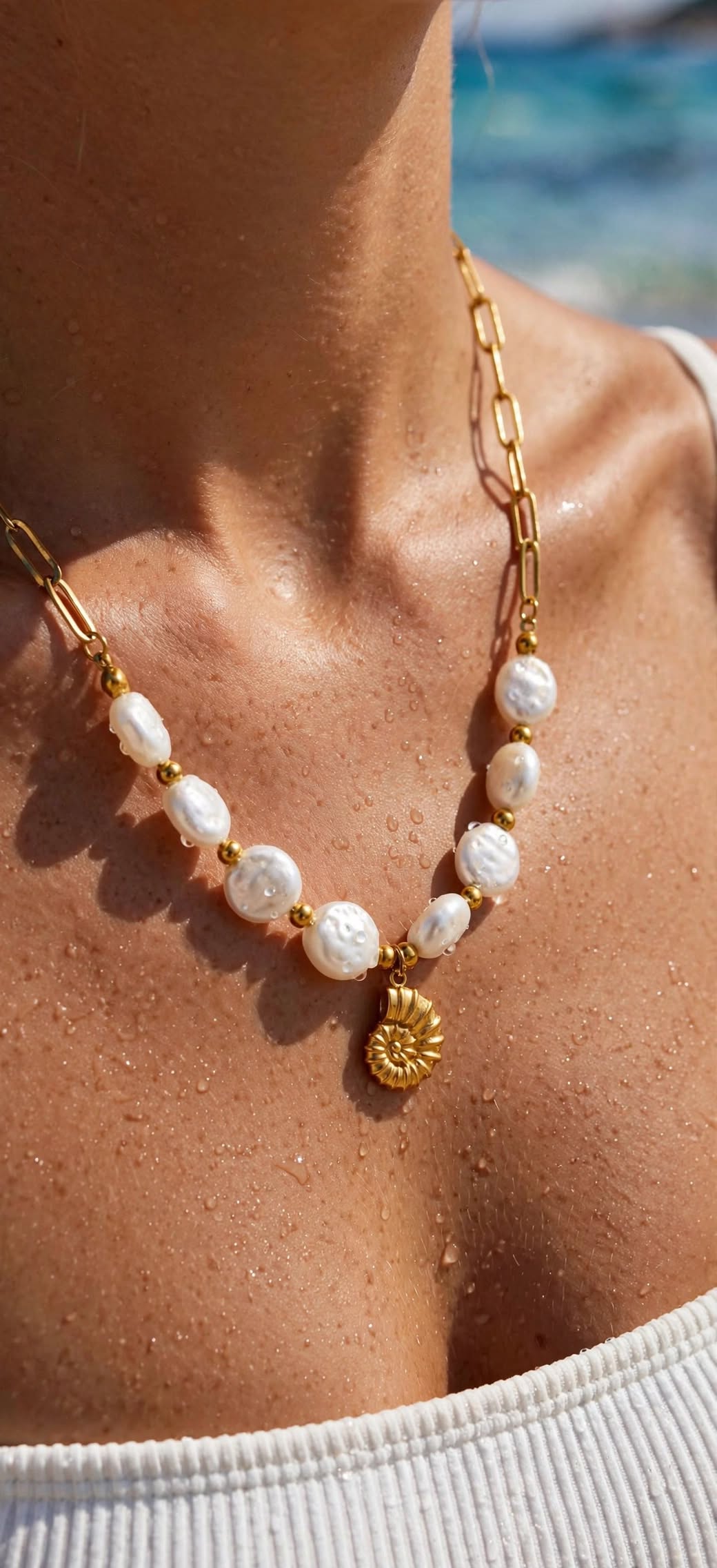 Collier Cleïa - Acier inoxydable |BisouBijoux