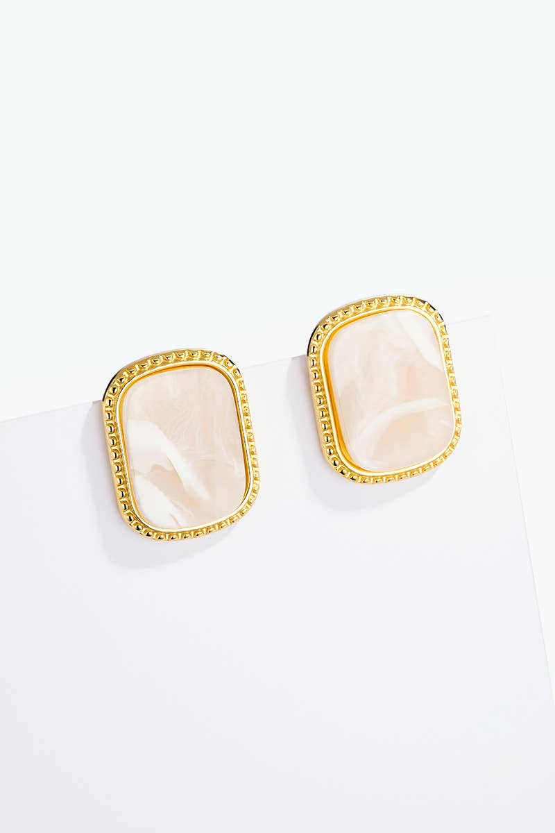 Boucles d'oreilles Soriane en acier inoxydable